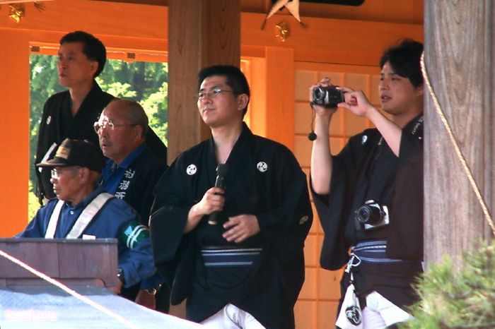 三条まつり15日、舞い込み