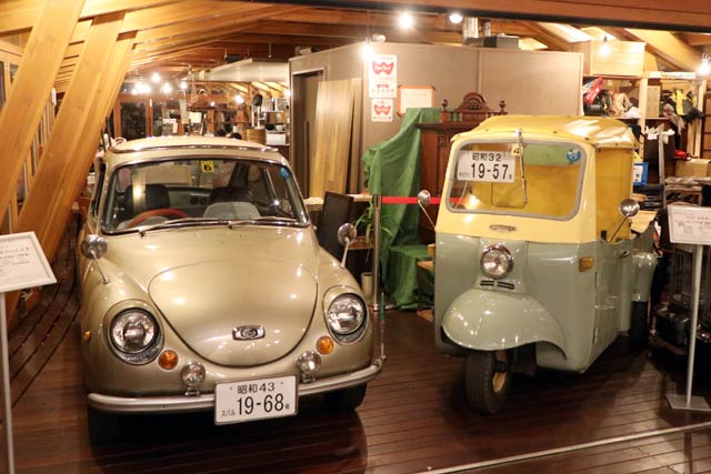 昭和」をテーマに60年前の旧車や120年前のオルゴール
