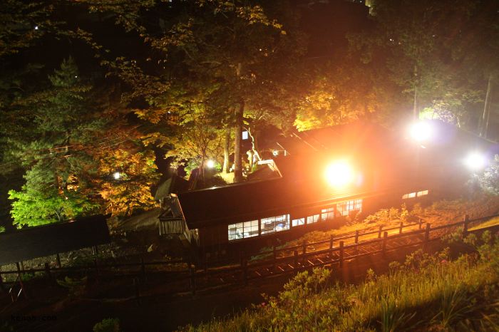 楽山苑から見下ろす夜景