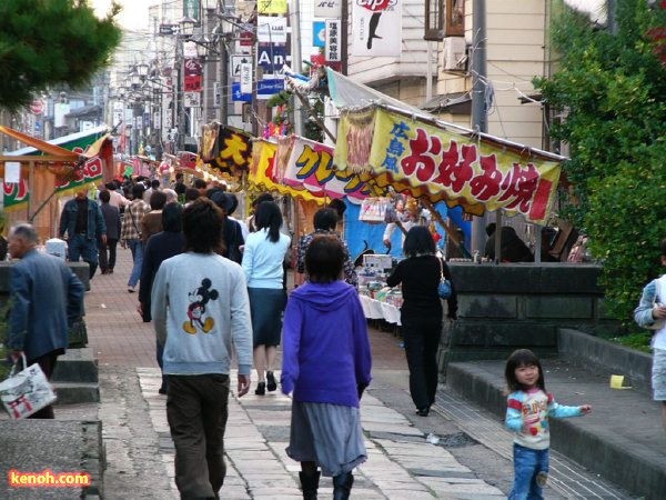 三条別院お取り越し、露店