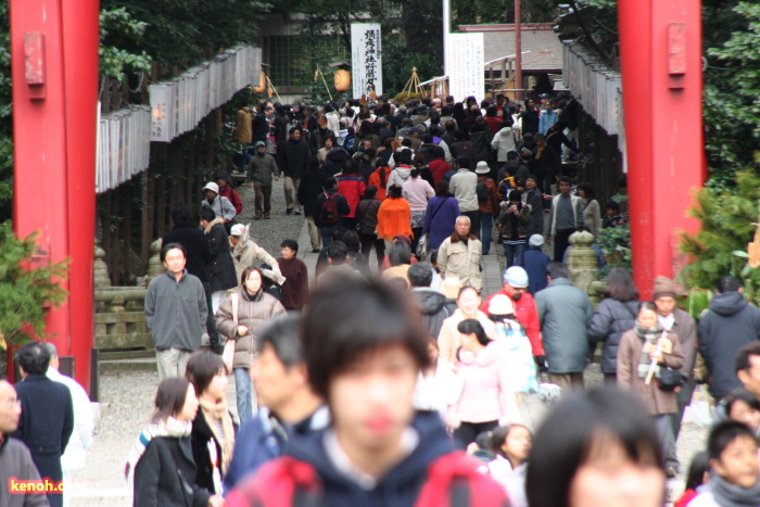 弥彦神社初詣