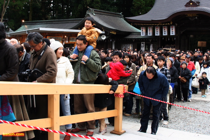 弥彦神社初詣