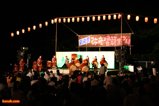 ステージイベントの一之宮姫太鼓