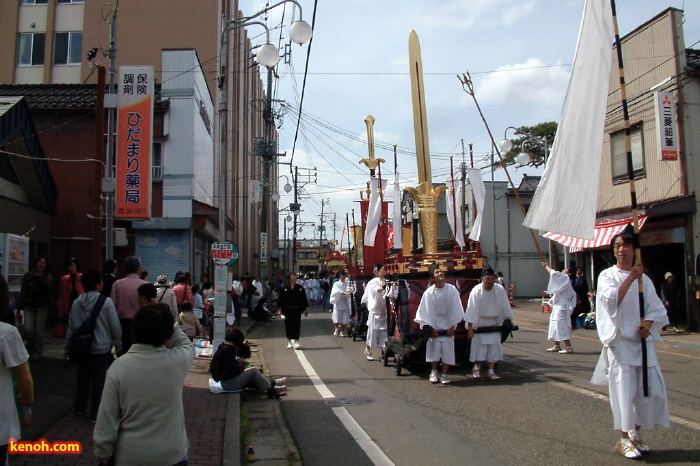 三条まつり15日、大名行列