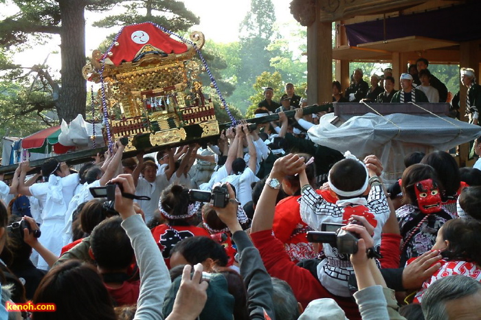 三条まつり15日、舞い込み