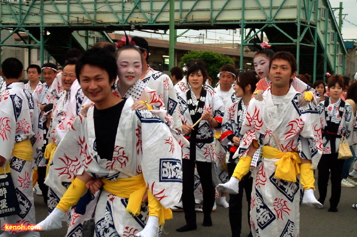 燕市・戸隠神社春季例大祭の宵宮、横町 