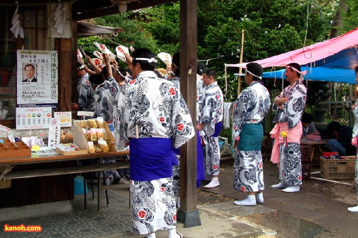 燕市・戸隠神社春季例大祭、木場小路