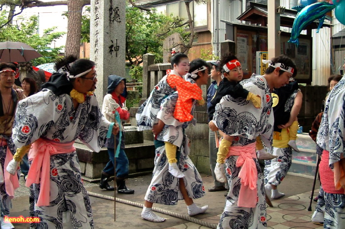 燕市・戸隠神社春季例大祭、木場小路