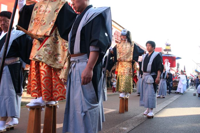 16日の大祭・大名行列