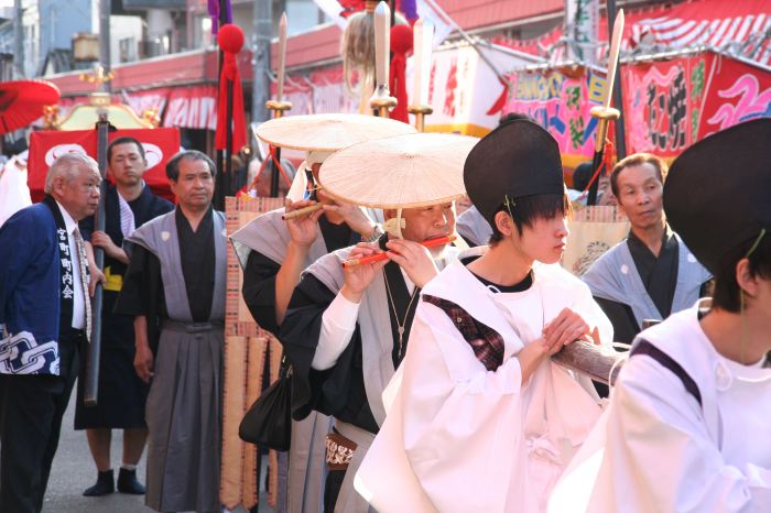 16日の大祭・大名行列