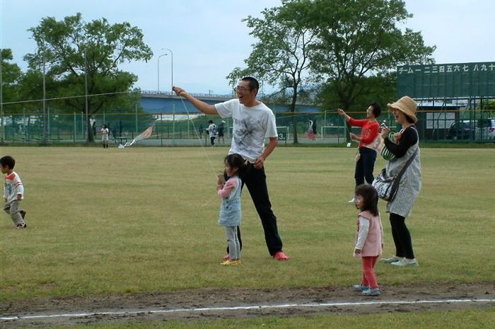 三条凧合戦1日目