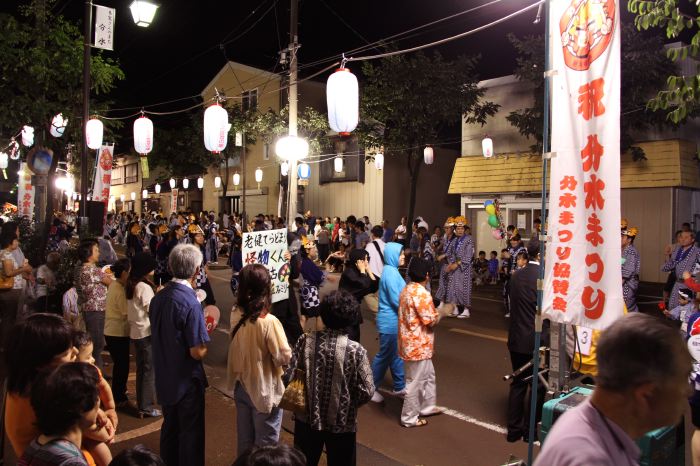 第39回分水まつり1日目、仮装盆踊り大会