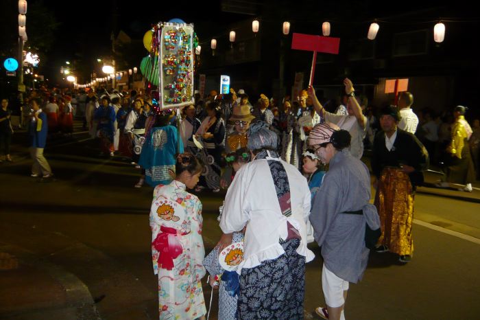 第39回分水まつり1日目、仮装盆踊り大会