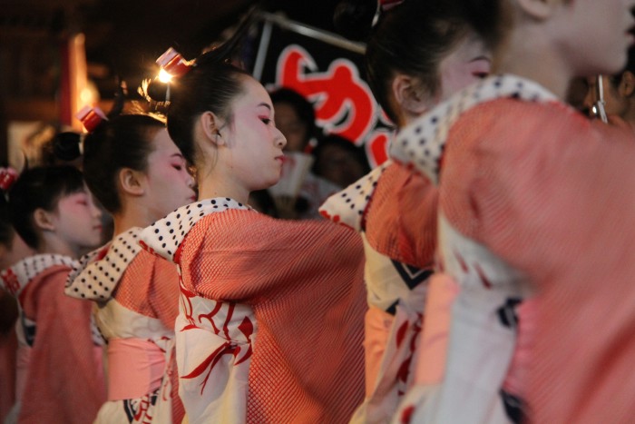 横町万灯組が戸隠神社で下座