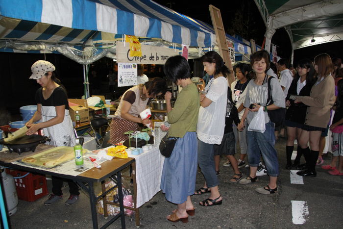 秋物語屋台村に並ぶ屋台