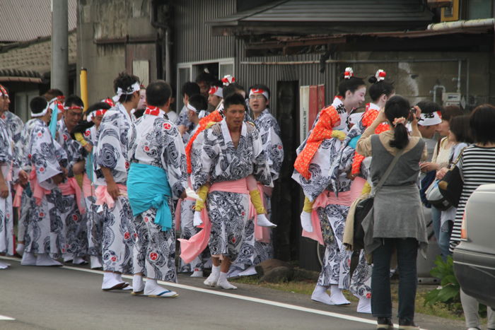 木場小路万灯組の門付け