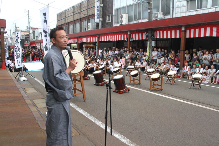 国定市長の開会あいさつ