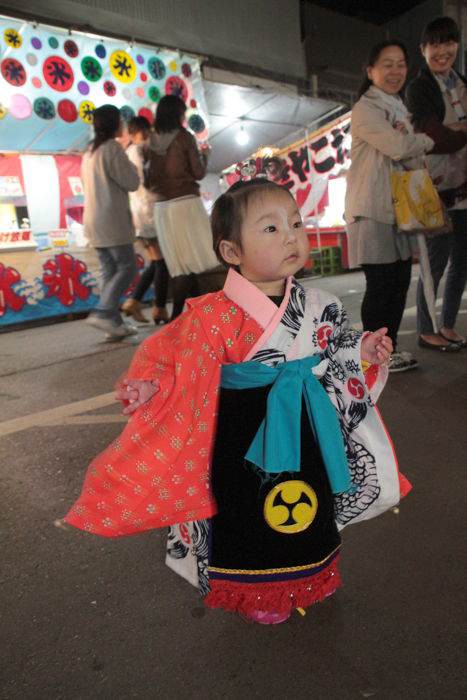 1歳ちょとのお玉さん扮装