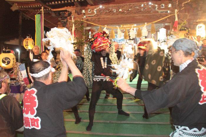 上横町神楽保存会の獅子神楽