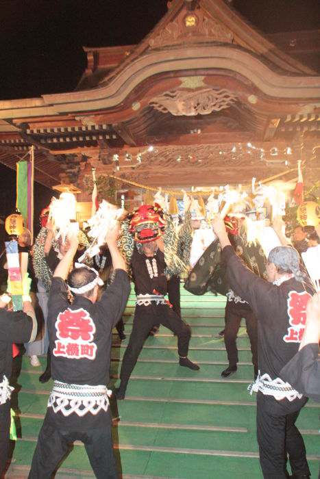 上横町神楽保存会の獅子神楽