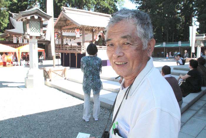 魚沼神社総代の若井さん