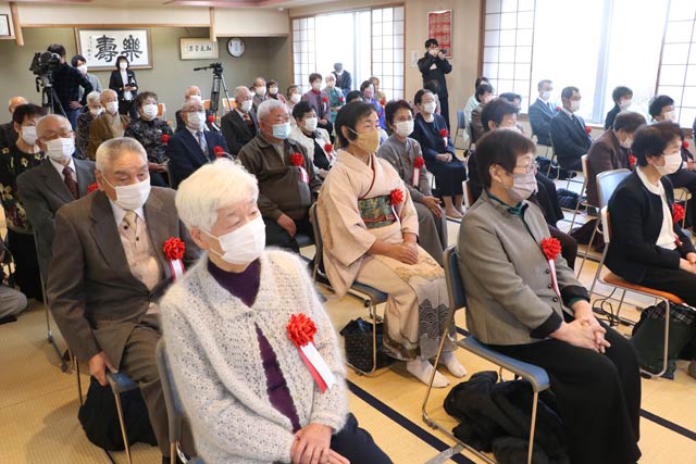 吉田地区老人クラブ連合会主催の熟年成人式