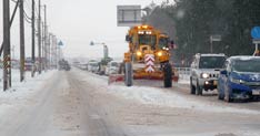 26日も大雪で県内各地の国道で集中除雪