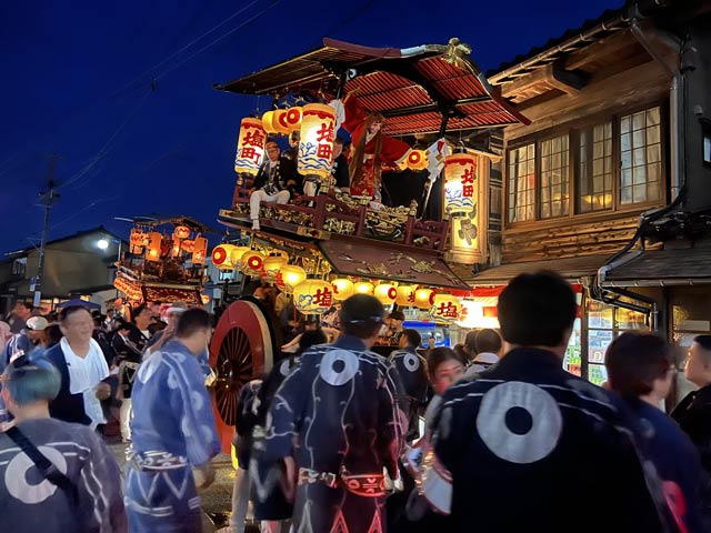 「村上祭の屋台行事」