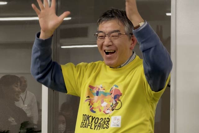 三条市聴覚障がい者協会の長野会長