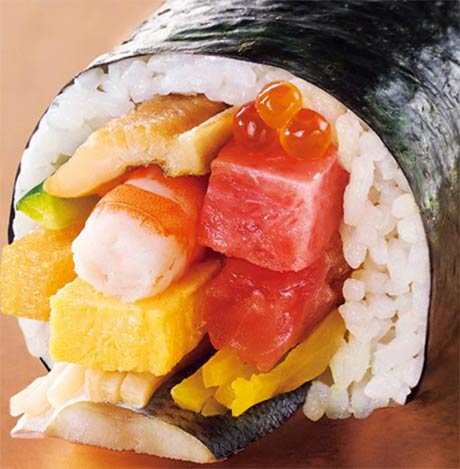 看板商品「銀座 鮨よしたけ監修 招福海鮮恵方巻」